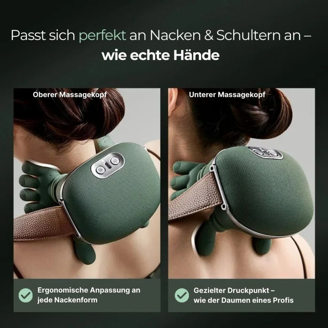 StepEase Massage-Relief Tiefenentspannung für Nacken, Schultern & Beine überall & jederzeit